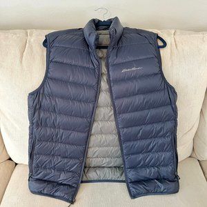 Eddie Bauer Blue Down Vest - Small